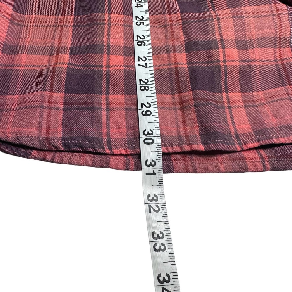 Grayers | Men | Classic Plaids Coral Red SS Button Up Shirt | Size XXL - Picture 6 of 12